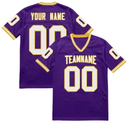 Personalizado personalizado camisa de futebol americano bordado nome da equipe número costurado camisa de futebol ao ar livre jogo rugby jérsei masculino - Image 2