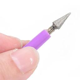 4 pçs roxo carpintaria mão artesanato conjunto de ferramentas fazendo diamante pérola grânulo vidro reamer rebarr miçangas buraco ferramenta ampliador - Image 6