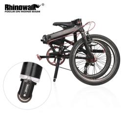 Rhinowalk dobrável bicicleta rolo impulsionador bicicleta treinamento rodas rolagem roda impulsionador bicicleta 360 ° rotação roda auxiliar - Image 1