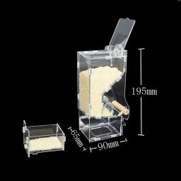Alimentador automático para pássaros, alimentador para aves, equipamento para alimentação de pássaros, para caranguejos, papagaio, estrelas, pássaros de estimação, dispositivos de alimentação, 1 peça - Image 2