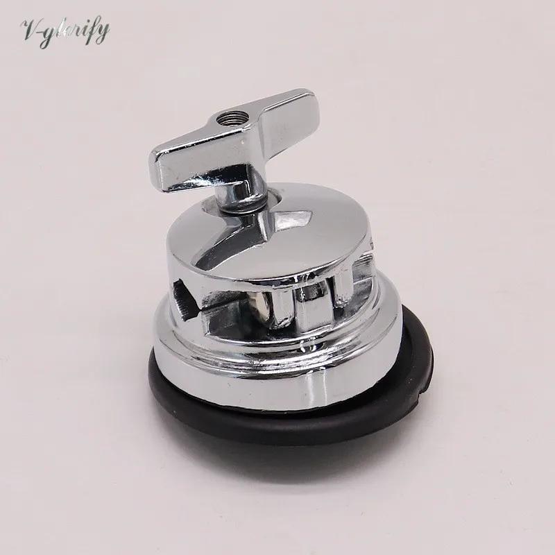 Suporte de montagem pernas tom para chão, 36mm com buraco para distância, cor prata, cor preta, acessórios de tambor, peças de tambor, 1 peça - Image 1