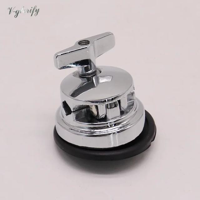 Suporte de Montagem para Pernas Tom de Chão 36mm com Buraco de Distância - Disponível em Prata e Preto, Inclui Acessórios e Peças de Tambor