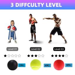 Reflex Speed Punch Ball para Boxe, Mão Eye Training Set, Rising Reaction Force, MMA Sanda, Boxing Stress, Muay Thai Exercício - Image 6