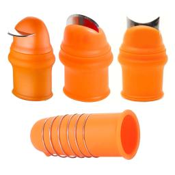 Silicone polegar faca protetor de dedo engrenagens corte faca de colheita vegetal beliscar planta lâmina tesoura luvas de jardim - Image 6