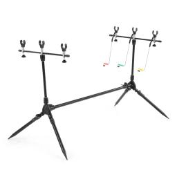 Retrátil Pesca Rod Pod Stand, titular Carp, 3 Mordida Alarmes, Swingers Indicadores, ajustável, Pólo - Image 3