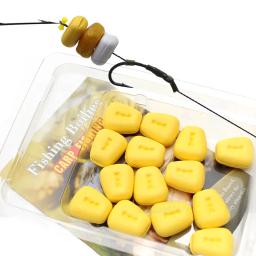 15 pçs isca de pesca da carpa forma de milho artificial falso isca pop up flutuante milho isca boilies para equipamentos de carpa isca alimentador acessórios - Image 1