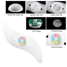 Luzes de roda de bicicleta led luzes de néon decoração led noite lâmpadas de advertência segurança rodas quentes falou luz bicicletas acessórios - Image 3