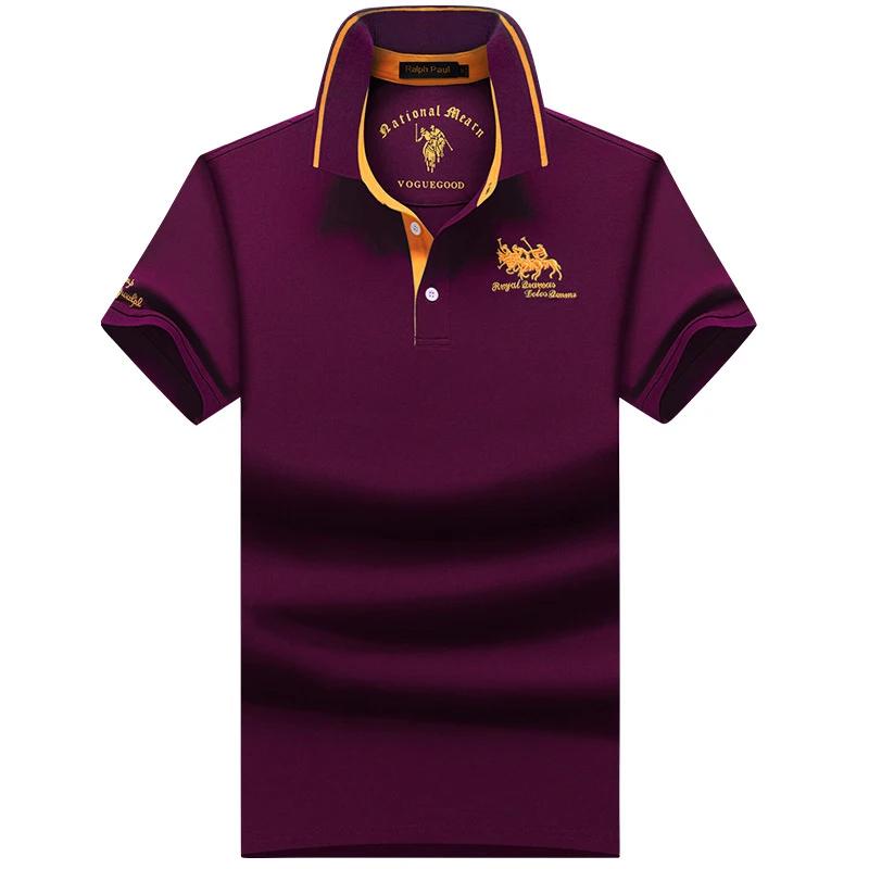 Camisa polo masculina de manga curta camisa de verão nova lapela masculina solta tamanho grande meia manga camiseta de topo roupas masculinas - Image 1