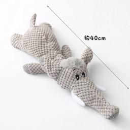 Pelúcia Cartoon Chew Toy para Pet, Brinquedos Squeak para cães pequenos, Moagem dos dentes, Produtos para animais, Acessórios para cachorros - Image 3