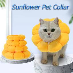 Coleira de Recuperação para Animais de Estimação, Cirurgia Anti-Mordida, Anti-lamber, Proteção para cicatrização de feridas, Gatos, Girassol - Image 6