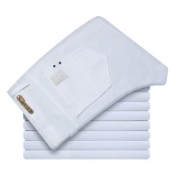 Homens jeans brancos moda casual estilo clássico fino ajuste calças macias marca masculina calças elásticas avançadas - Image 6