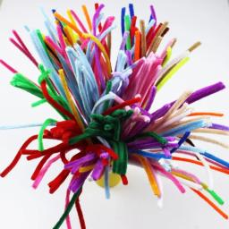 Hastes limpadoras de cachimbos de pelúcia, hastes de 30cm, palitos com fio, brinquedos de crianças, festa de casamento, decoração, artesanato diy, 99 peças - Image 3