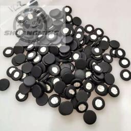 Almofadas de couro preto do clarinete, tamanho individual, 6mm-20mm, 50 partes - Image 3