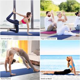 Tapete De Yoga TPE Com Linha De Posição Para Iniciante, Dupla Camada, Almofada De Exercícios Esportivos, Home Gym, Fitness, Ginástica, Pilates, 6mm - Image 5