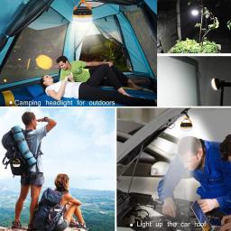 Lanterna led portátil para camping, luz tenda ao ar livre com 5 modos, gancho retrátil para mochila, caminhadas, lâmpada de emergência doméstica - Image 6