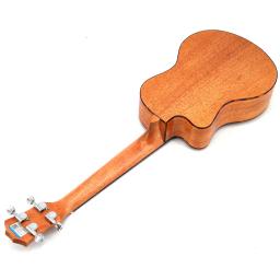 Acústico e elétrico Travel Guitar, guitarra de madeira mogno, Tenor, 23 ", 26", 4 cordas, Ukelele Tenor - Image 6