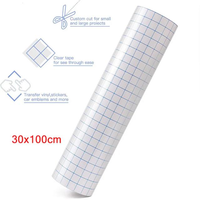 Adesivo de Transferência DIY 30cm x 100cm para Artesanato, Decorações de Parede e Carros