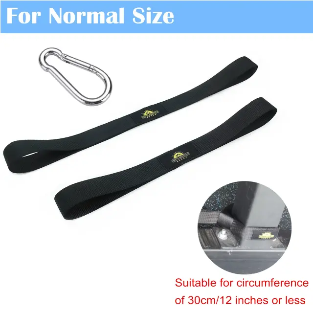 Batalha Rope Anchor Strap Kit Resistente para Treino em Casa e Outdoor 2 Peças