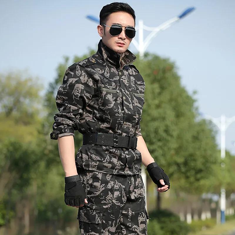 Homens e Mulheres Uniforme de Caça Camuflagem, Jaqueta de Caminhada, Calças Cargo, Uniforme Tático CS, Roupa de Trabalho, Uniforme Feminino - Image 1