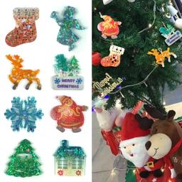 Resina epóxi de cristal, molde de silicone artesanal para criar jóias, artesanato diy, pingente de árvore de natal - Image 5