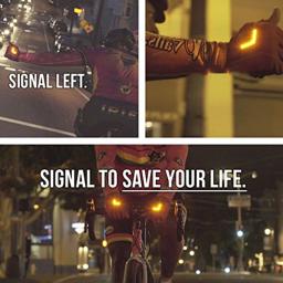Anti-Slip Intelligent Gel Ciclismo Luvas, LED Turn Signal, metade do dedo, bicicleta, equitação, ao ar livre, MTB, bicicleta - Image 5