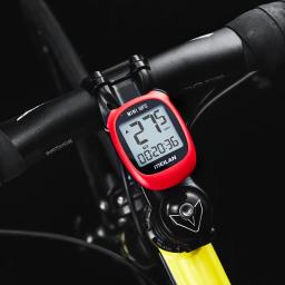 Meilan-mini computador de bicicleta m3, equipamento de gps para ciclismo, sem fio, com velocímetro de velocidade de horário, para jovens Oval bonito fácil de transportar meninas senhoras vermelhas pequena miniatura - Image 4