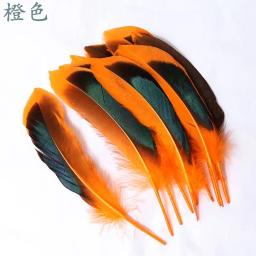 Penas naturais de pato selvagem, 4-6 polegadas/10-15cm de comprimento, acessórios decorativos de joias de faisão diy, 20 peças - Image 5