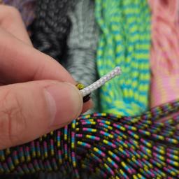 Corda Parachute Lanyard para Escalada, Equipamento de Sobrevivência, Pulseira Paracord, Colhedores Máscara, Cabo 3mm - Image 3