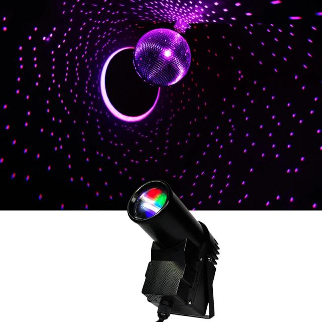 Efeito de Luz RGB LED com Bola de Vidro 3 em 1 para DJ, KTV, Festas, Discotecas e Casamentos