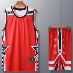 Rapidamente seco respirável meninos basquete jerseys camisa camisas esportivas e shorts atléticos conjunto para homens jovens mulheres camisa de basquete - Image 6