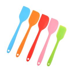 Pá de borracha, colher, ferramentas de bolo, espátula de silicone de grau alimentar, ferramenta de cozimento de bolo, raspador - Image 1