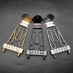 6 cordas jazz archtop guitarra trapézio tailpiece com quadro com fio oco semi oco guitarra elétrica-cromo/ouro/preto - Image 4