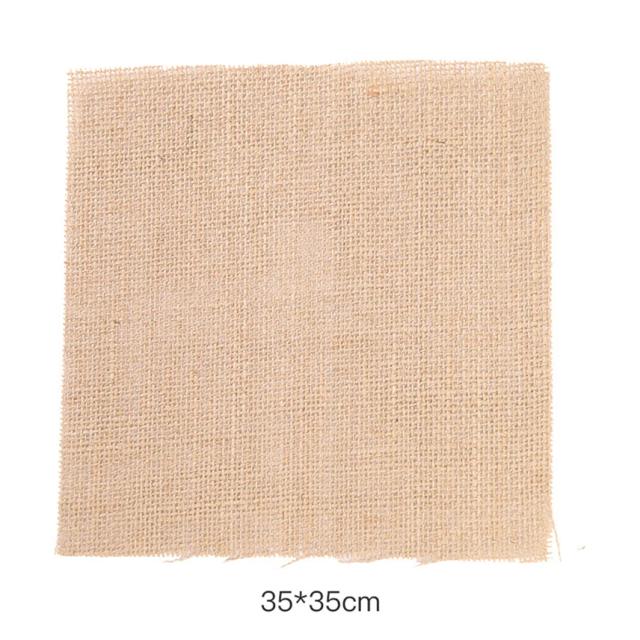 Tecidos de Juta Natural Vintage para Patchwork e Bordado: DIY Artesanato e Decoração para Casamentos e Natal
