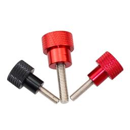 Parafuso de aço inoxidável M5, Knob recartilhado, Flat Step, Round Head, Alloy Aluminum, Hand Screws for GoPro, 10-40mm Length - Image 2