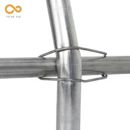 Tiras de aço galvanizado para construção de estufa, molas de compressão, Steel Pipe Buckles, Greenhouse Acessórios, 10PCs - Image 1
