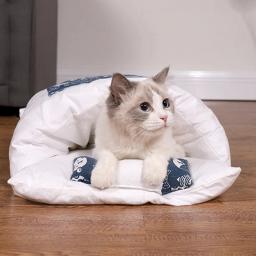 Inverno quente saco de dormir para animais de estimação, cão e gato cama, tapete, casa removível, pequeno pet cama, Puppy Kennel, Nest Cushion, New Supply - Image 2