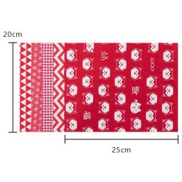 Algodão japonês Impresso Patchwork Tecido Quilting Material Para Bonecas De Costura E Sacos Needlework Acessórios 20x2 5cm/Pcs TJ0361 - Image 3