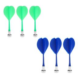 Conjunto de dardos magnéticos reposição de segurança para jogos, 3 pçs azul real verde - Image 6