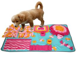Tapete de Snuffle lavável para animais de estimação, treinamento de cheiro de nariz, farejador, brinquedo de cachorro, alimentação lenta, tigela, dispensador de alimentos - Image 3