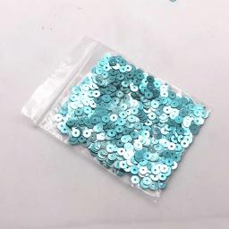 Lantejoulas redondas Artesanato para costura e decoração artesanal, confetes, DIY Acessórios Lentejuela, Costura, Glitter, 5g, 4mm - Image 3