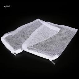 Saco de filtro para aquário, rede de filtro para aquário e tanque de peixes, media de carbono, amoníaco, isolação de tanque de peixes, bolsa de malha com zíper com 10 peças - Image 5