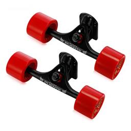 Novo pro longboard caminhão liga de alumínio 2 peças caminhão de skate com rodas grandes 70mm peças de caminhões de skate - Image 6