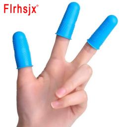 Multifuncional dedal de silicone para bordado bordado, Finger Protector, Sleeve Cover Caps, Ferramentas de costura, 3 pcs, 5pcs - Image 1