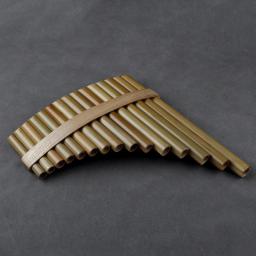 Handmade Pan Flauta para Instrumentos Musicais Folk, Cor Original, C Key, De Pan Instrumento de Sopros, 15 Tubos - Image 3