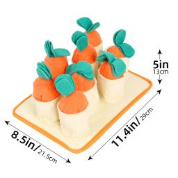 Pet Dog Snuffle Mat Toy, Treinamento Iq Puzzle, Dog Slow Feeder Mat, Recipiente de comida, Jogo de jogo, Chihuahua - Image 6