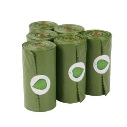 Sacos de cocô de cachorro biodegradáveis, sacos para cocô de cachorro, ecológico, sacos de resíduos de animais de estimação, rolo de recarga, dispensador de cocô, 360 contagens - Image 2