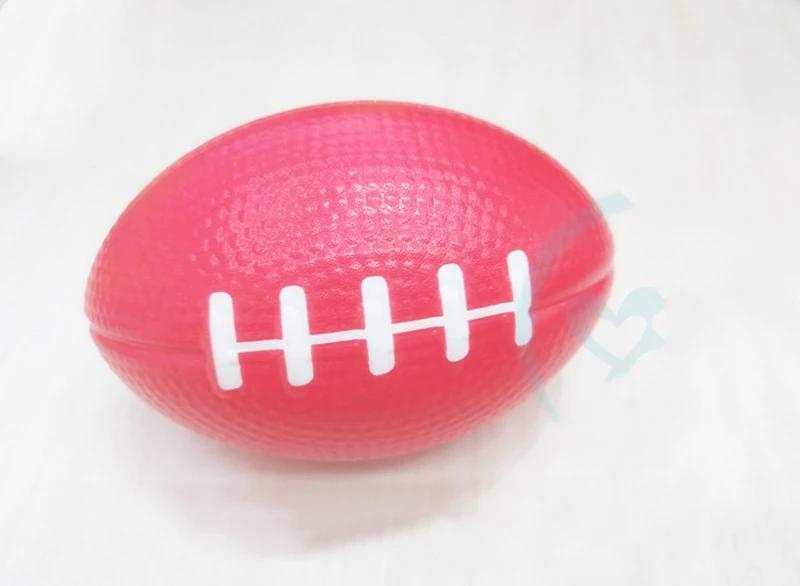 Rugby American Football Toy Balls para crianças, Hand Squeeze, Esponja de espuma, Anti Stress Relief Balls, Brinquedos esportivos ao ar livre, 9cm - Image 1