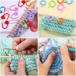 Imzay 96 pçs conjunto de ganchos de crochê com caixa de armazenamento de agulha de tricô kit de agulhas de tricô diy ferramenta de tecelagem conjunto de acessórios para iniciante - Image 6