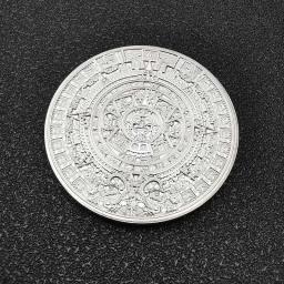 Maya .999 Moeda Comemorativa Prata Fina México Calendário Profecia Medalhas Pirâmide Asteca Civilização Maia Religião Cultura Presentes - Image 6