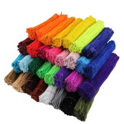 Hastes limpadoras de cachimbos crianças 50 peças, vara de pelúcia brinquedos educativos das crianças artesanais de arte materiais brinquedos diy artesanato - Image 1